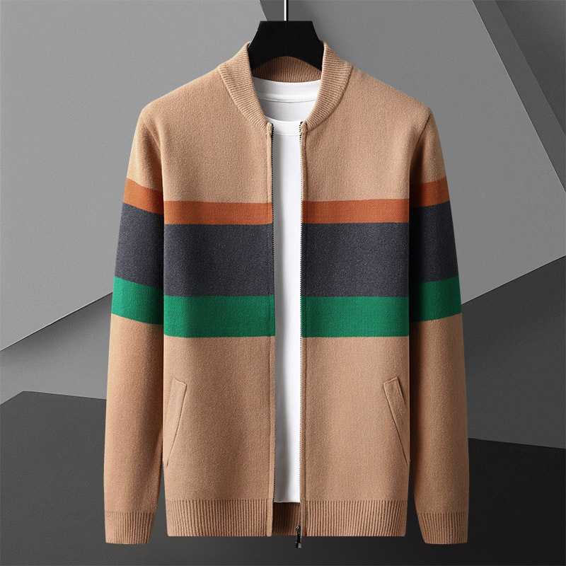 Mens Knitted Cardigan Sweater Jacket For Spring And Autumn Coats - Image 7
