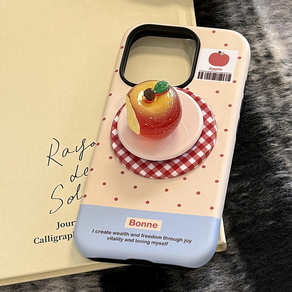 3D Luminous Magnetic Suction Stand Phone Case