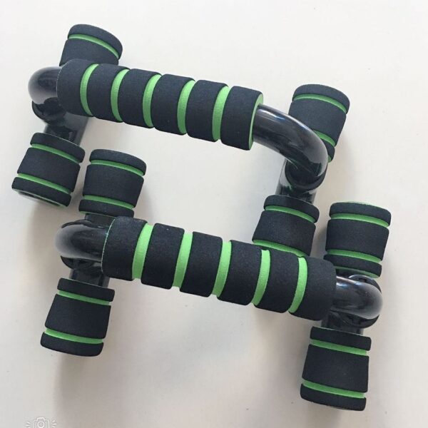 H-shaped Push-up Stand Sponge Hand Grip ABS Fitness Chest Training Grip Bar Fitness Exercise Trainer - Image 12