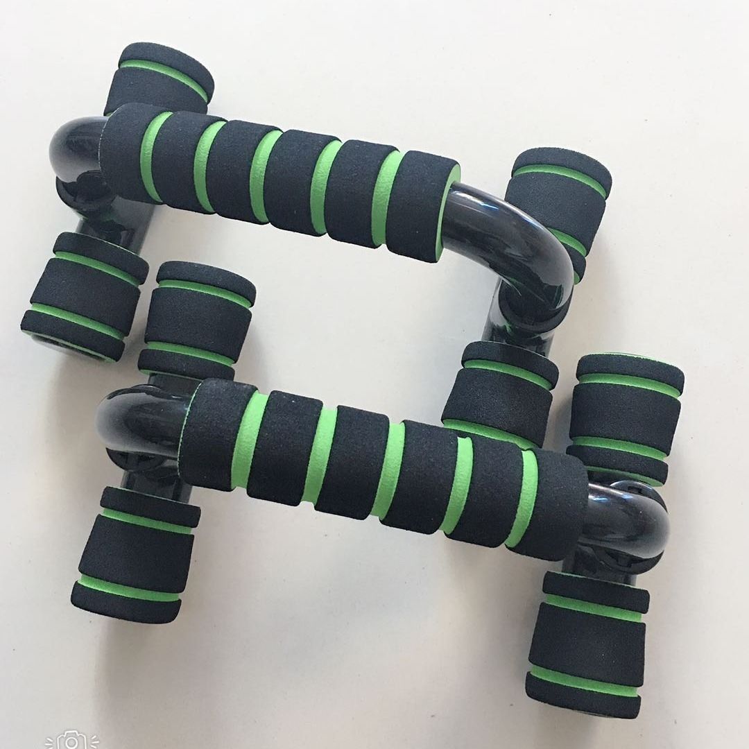 H-shaped Push-up Stand Sponge Hand Grip ABS Fitness Chest Training Grip Bar Fitness Exercise Trainer - Image 12