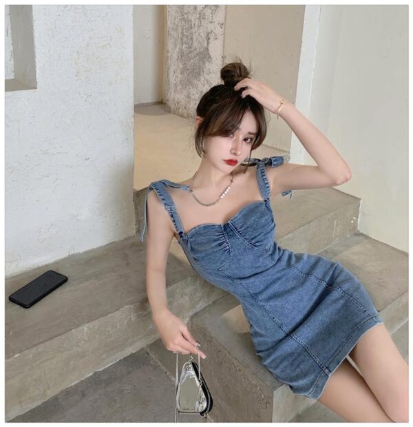 Hong Kong-style Retro Sexy Tube Top Slip Dress - Image 23