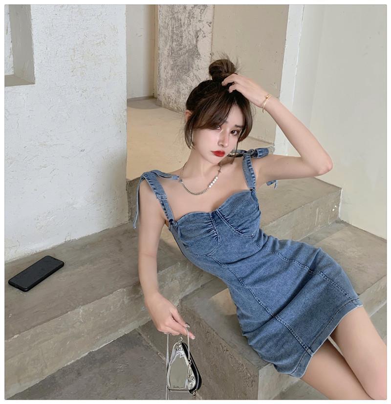 Hong Kong-style Retro Sexy Tube Top Slip Dress - Image 23
