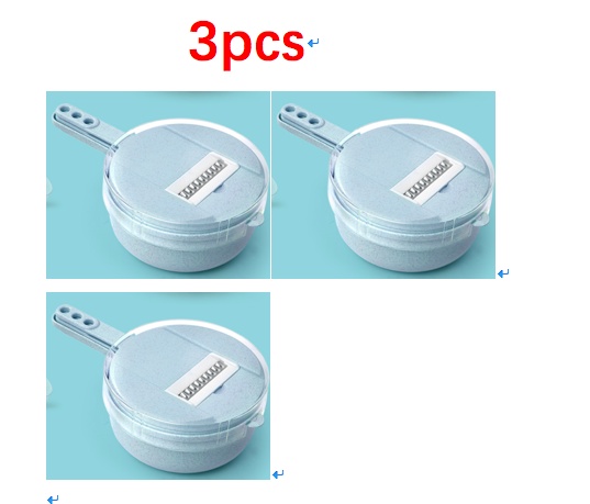 8 In 1 Mandoline Slicer Vegetable Slicer Potato Peeler Carrot Onion Grater With Strainer Vegetable Cutter Kitchen Accessories - Image 13
