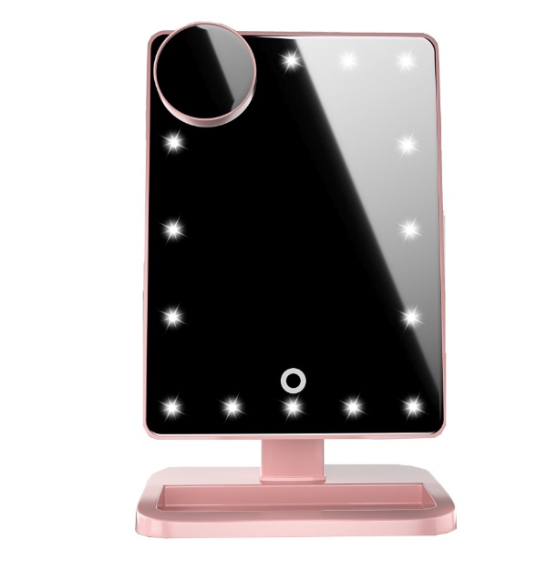 Touch Screen Makeup Mirror With 20 LED Light Bluetooth Music Speaker 10X Magnifying Mirrors Lights - Image 12