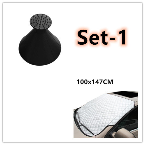 Car snow block front windshield antifreeze cover winter front gear snowboard windshield snow cover frost guard - Image 13