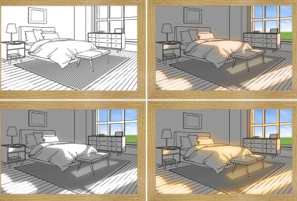 Illuminated Picture LED Decorative Light Painting Bedside Picture Style Creative Modern Simulate Sunshine Drawing Night Light Gift - Image 30