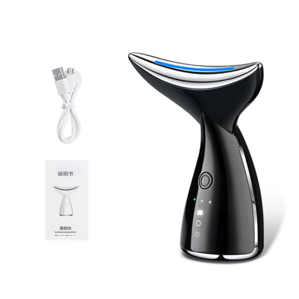 EMS Microcurrent Neck Face Beauty Device With 3 Colors LED Photon Therapy Skin Tighten Reduce Double Chin Face Lifting Devices - Image 16