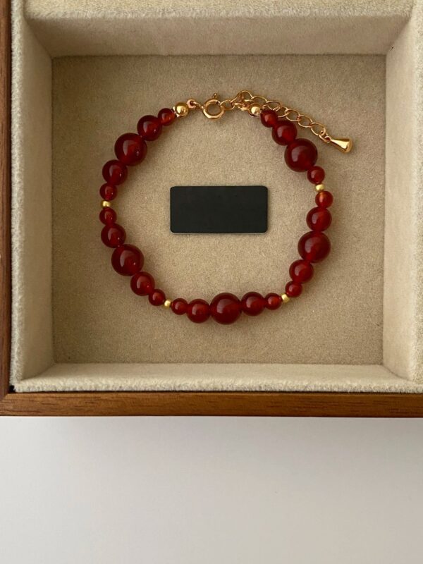 Tiger Eye Stone Blue Pattern Natural Freshwater Pearl Bracelet - Image 13