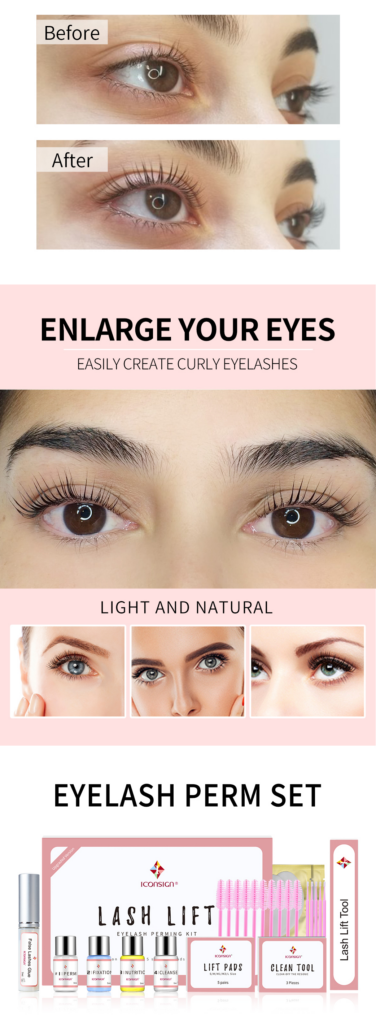 Upgrade Version Lash Lift Kit ICONSIGN Lifting Perm Eyelash Eyes Makeup Tools