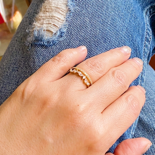 French Romance Jeweled Ring - Image 4