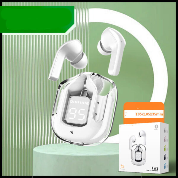 New Mini Transparent Wireless Bluetooth Headset Digital Display ENC Noise Reduction True Wireless Sports Music - Image 51