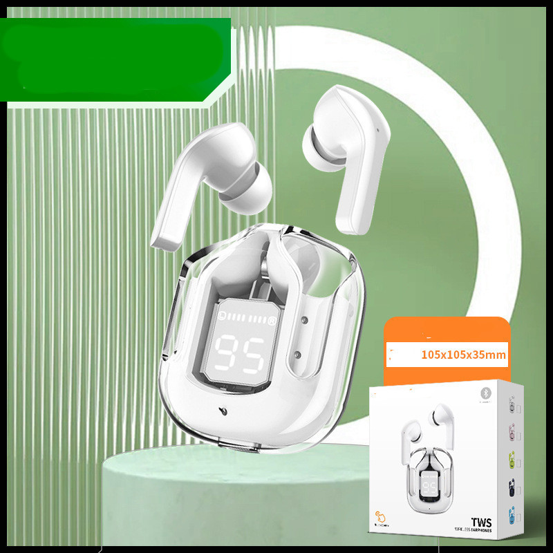 New Mini Transparent Wireless Bluetooth Headset Digital Display ENC Noise Reduction True Wireless Sports Music - Image 51