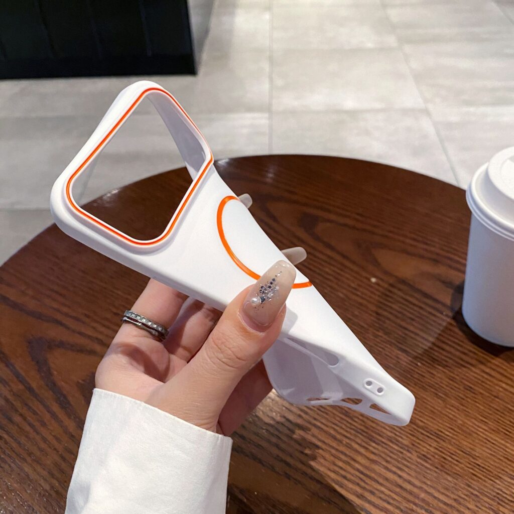 Matte Textured Strong-magnet TPU Phone Case With Drop And Slip Resistance