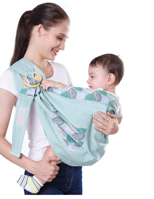 Baby Wrap Carrier Sling Adjustable Infant Comfortable Nursing Cover Soft Breathable Breastfeeding Carrier - Image 3