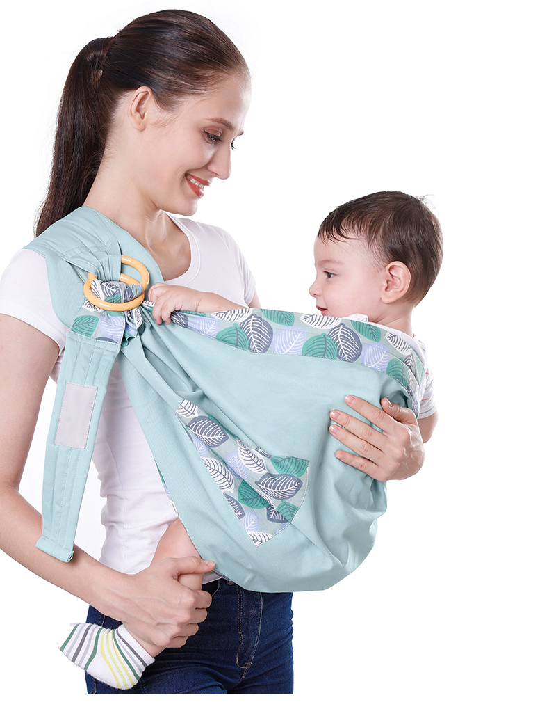 Baby Wrap Carrier Sling Adjustable Infant Comfortable Nursing Cover Soft Breathable Breastfeeding Carrier - Image 3