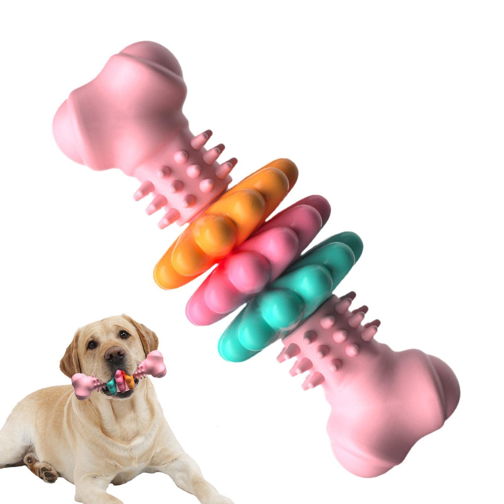 Dog Chew Toy Dog Bone Type  Dogs Teeth Cleaning Toys Indestructible TPR Bone Chewing Bite Resistant Teething Toys  Pet Products - Image 18