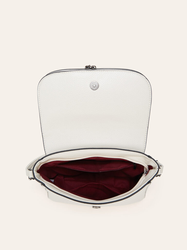 European And American-style Fashionable Flip-top Saddle Bag With Tassels