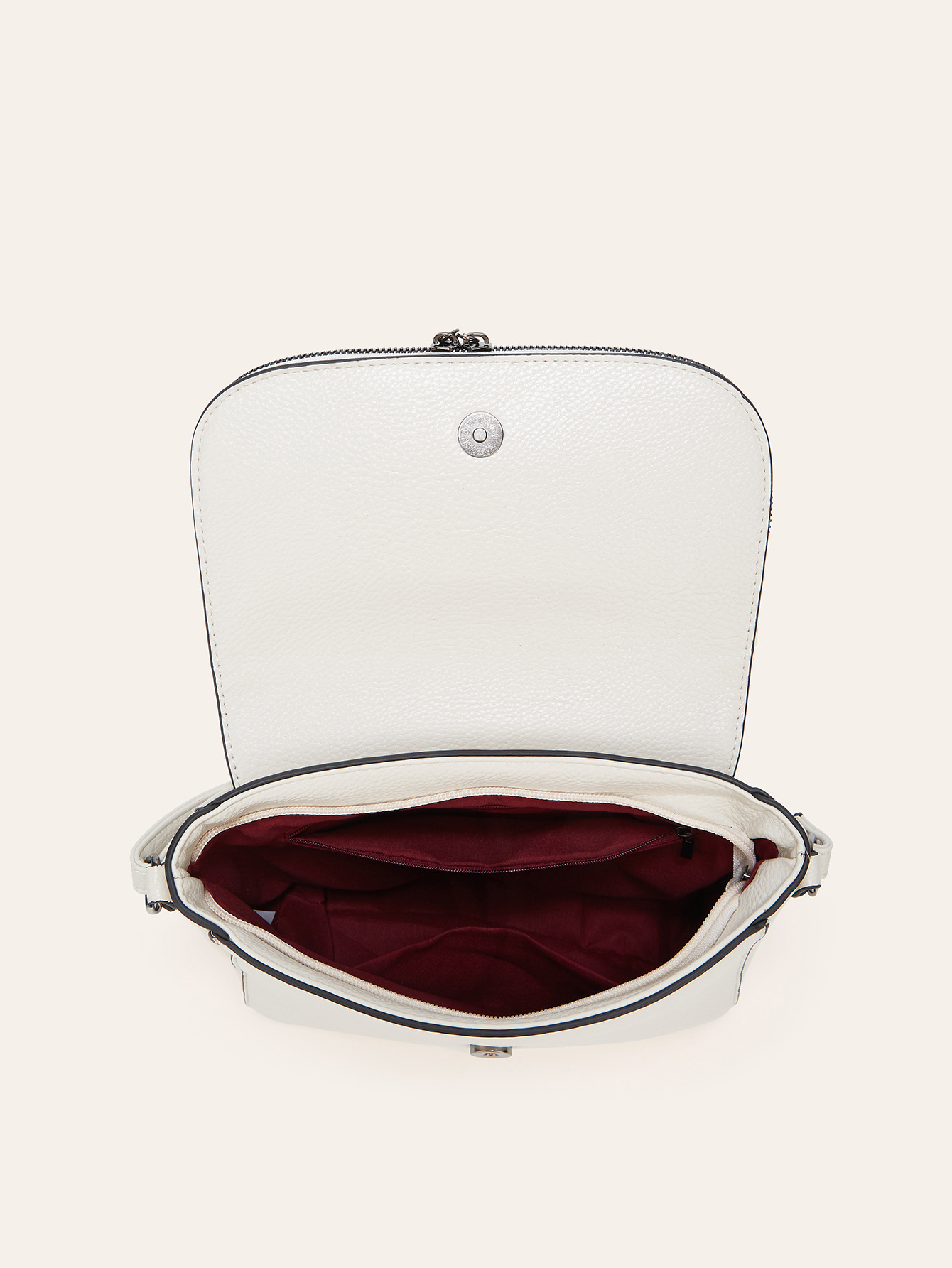 European And American-style Fashionable Flip-top Saddle Bag With Tassels - Image 15