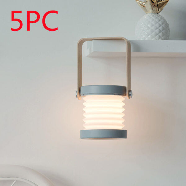 Foldable Touch Dimmable Reading LED Night Light Portable Lantern Lamp USB Rechargeable For Home Decor - Image 29