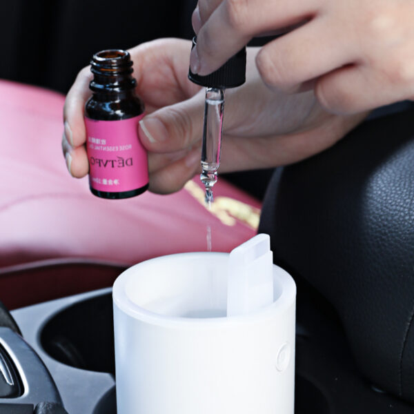 Dropshipping Car Diffuser Aroma Ultrasonic Water Mist Humidifier Lighting Oils Diffuser Car Aroma Diffuer Humidifier - Image 9