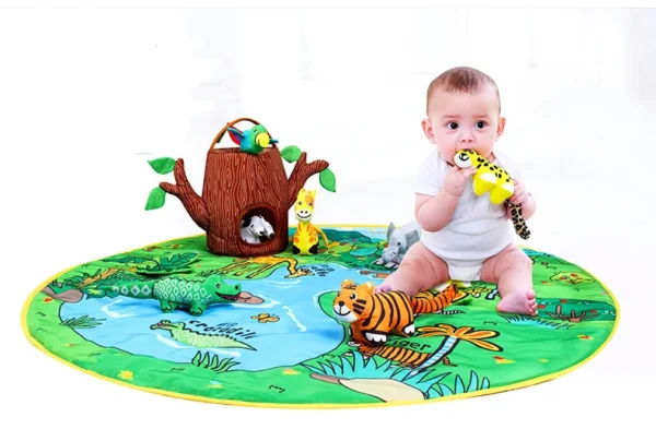Baby Play Blanket Early Education Animal Toys - Image 7