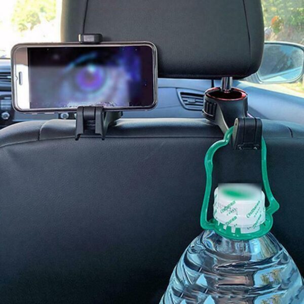 Car Headrest Hook Phone Car Holder Car Hanger For A4 B6 Seat Back Hanger Storage Hook Phone Holder Auto Fastener Clip - Image 9