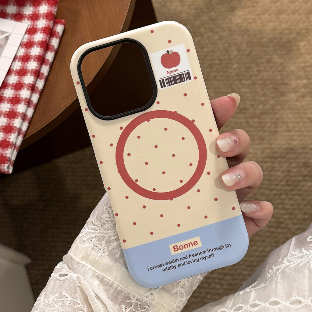 3D Luminous Magnetic Suction Stand Phone Case