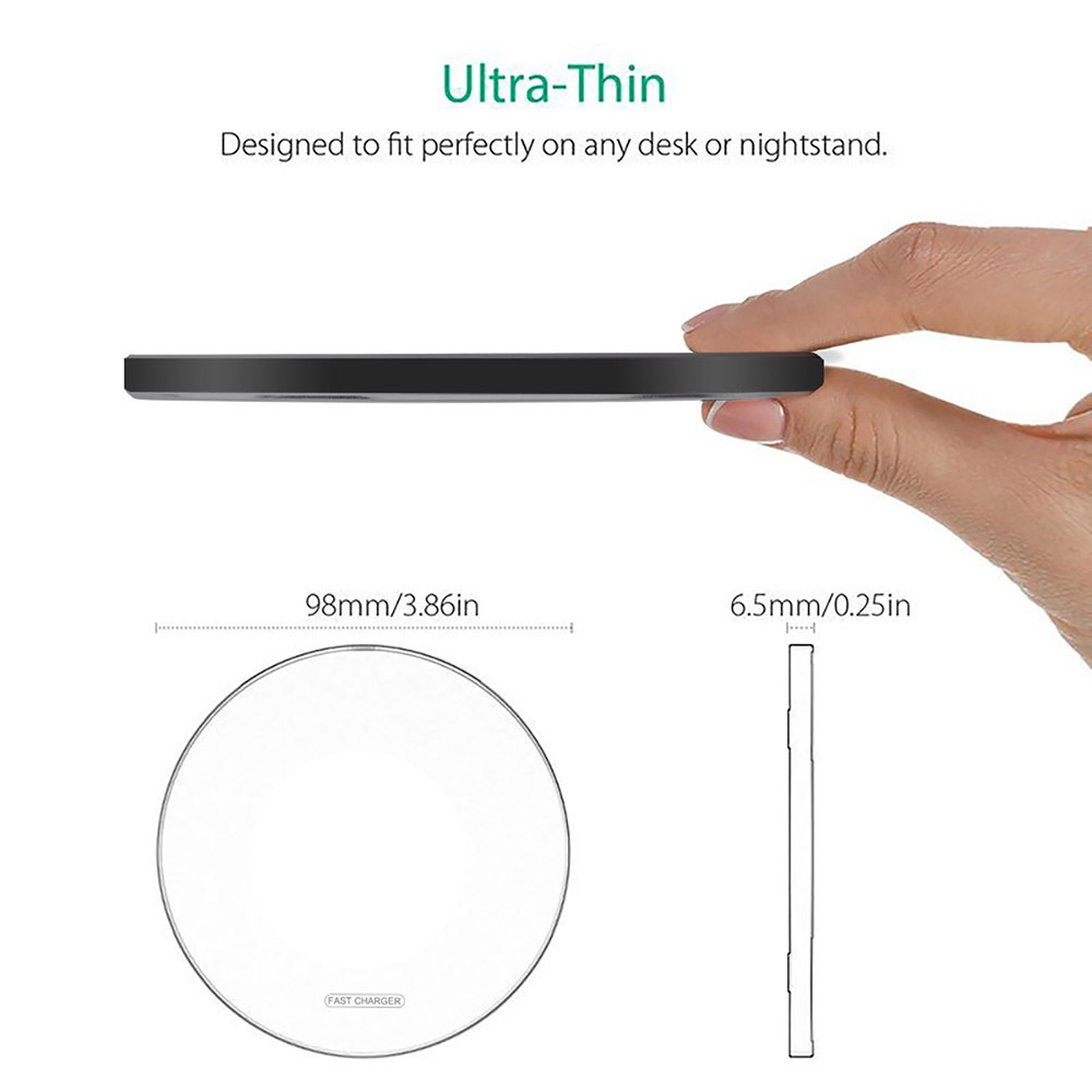 Fabric Disc Wireless Charger 20W Fast Charge - Image 5