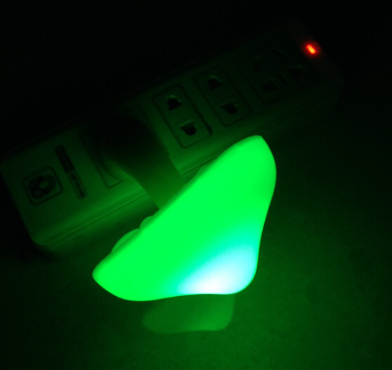 LED Night Light Mushroom Wall Socket Lamp EU US Plug Warm White Light-control Sensor Bedroom Light Home Decoration - Image 29