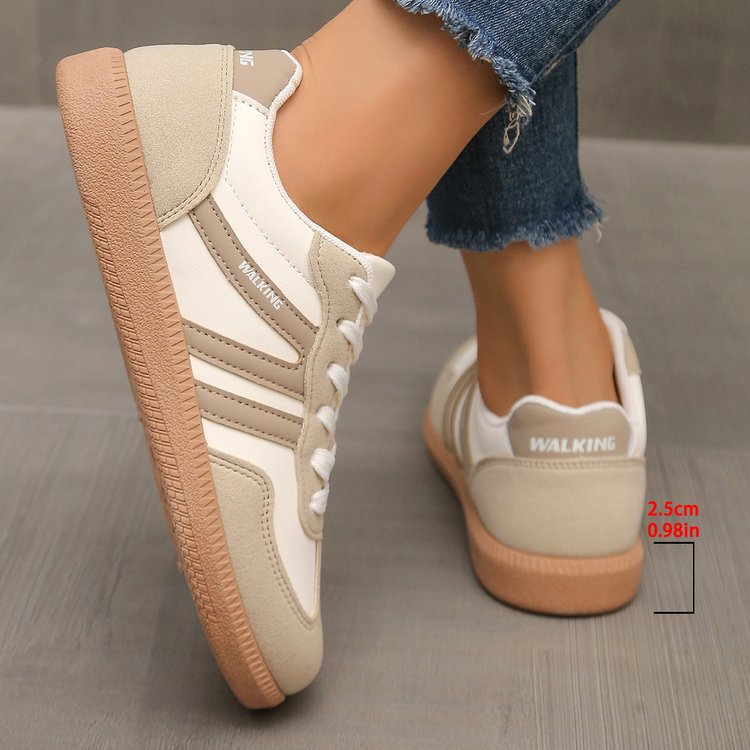 European And American-style Retro Color-Block Sneakers - Image 22