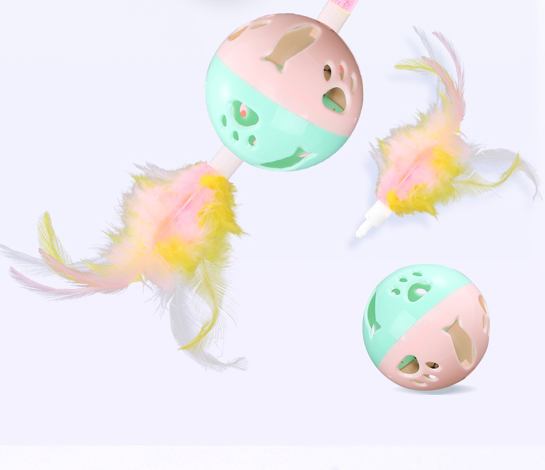 Cat Toy Self-Hi Sucker Spring Rabbit Hair Ball Interactive Play Pet Supplies Interactive Toys - Image 20