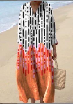 European And American Style Shirt Dress For Women - Image 13