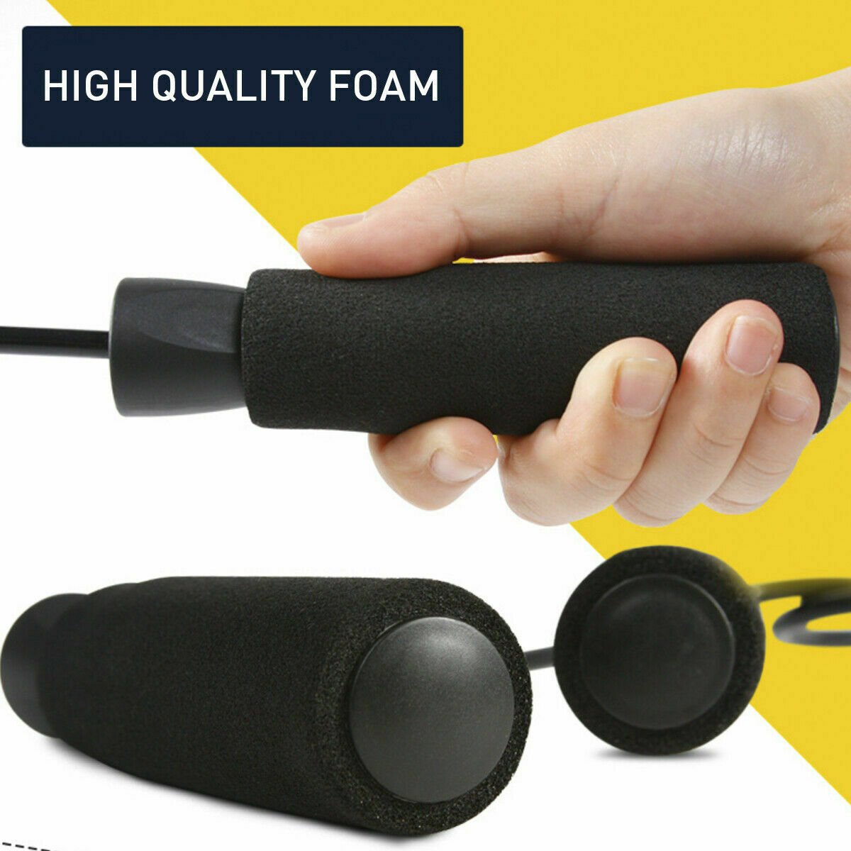 Gym Aerobic Exercise Boxing Skipping Rope Adjustable Bearing Speed Fitness Bearing Rope Tangle-Free Jumping Rope Speed Equipments Skipping Adjustable Skipping Rope - Image 6