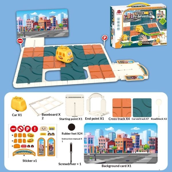Urban Adventure Track Puzzle Educational Toy - Image 4