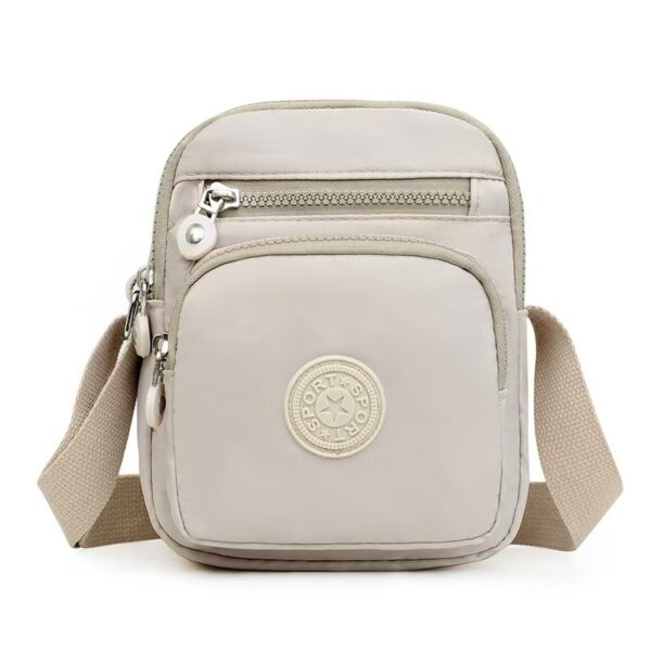 Lightweight Multi-Layer Oxford Cloth Crossbody Fashionable Small Square Bag - Image 9