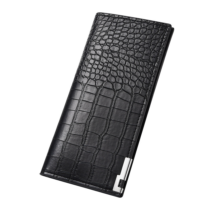 Mens Long Zipper Card Holder And Wallet 2-in-1