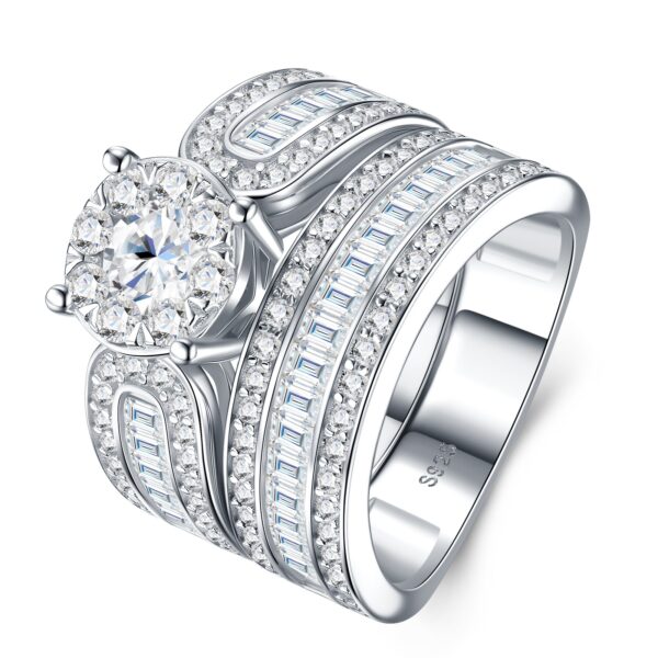 0.5 Carat Luxury Fashion Minimalist Trend Jewelry With Top-quality Morganite, Elegant Silver Ring In S925 Silver With Electroplated Platinum, Suitable For Ladies - Image 8