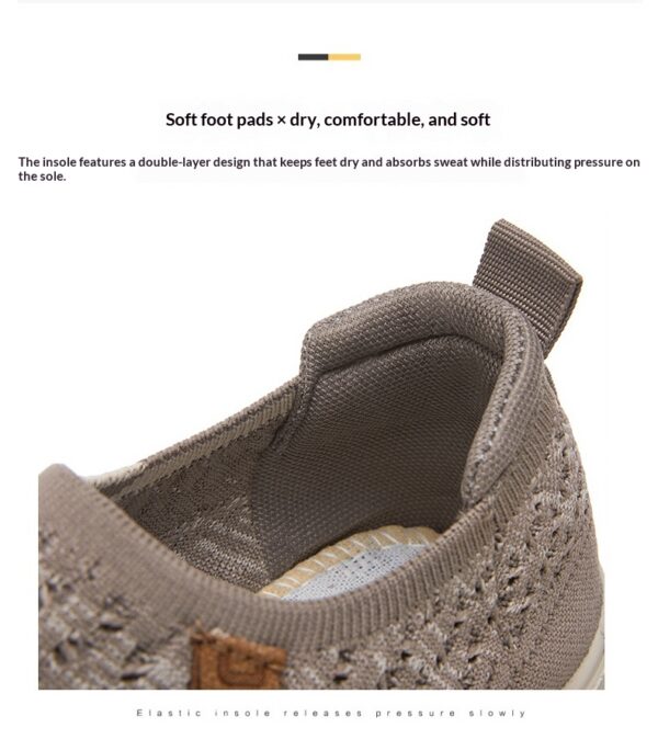 Versatile Spring Flyknit Breathable No-odor Casual Shoes - Image 11