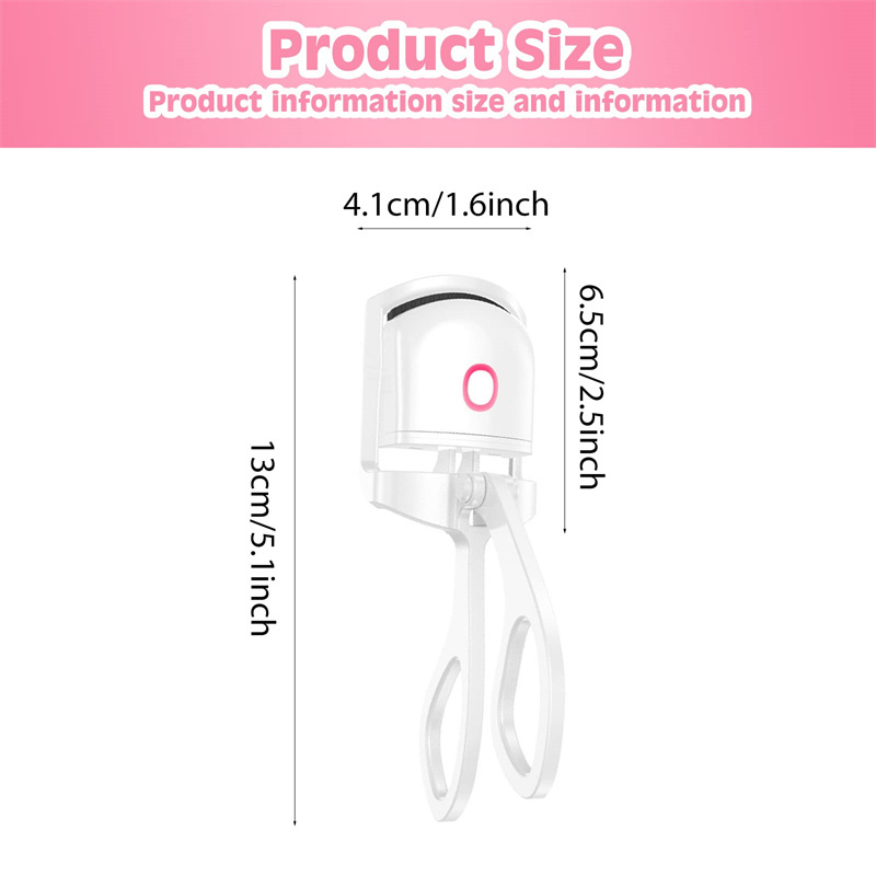 Heated Eyelash Curler Electric Temperature Control Mini Eyelash Curler Electric Portable Charging - Image 9