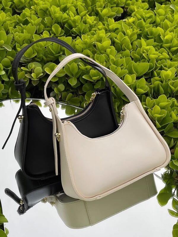 Versatile Handheld White Shoulder Bag - Image 10