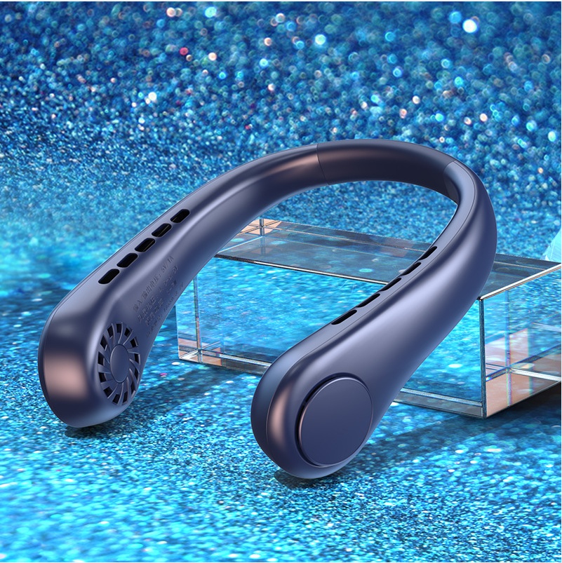 New Mini Neck Fan Portable Bladeless Hanging Neck Rechargeable Air Cooler Mini Summer Sports Fans - Image 20