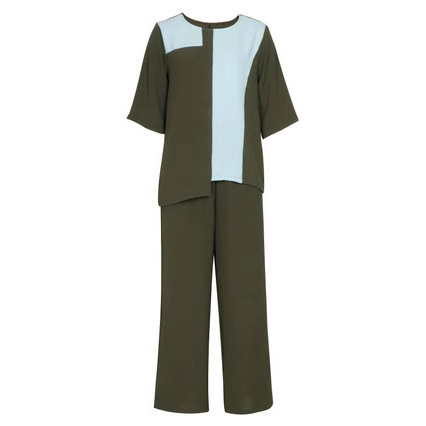Artistic Retro-style Casual Trendy Pullover With Short Sleeves - Image 5