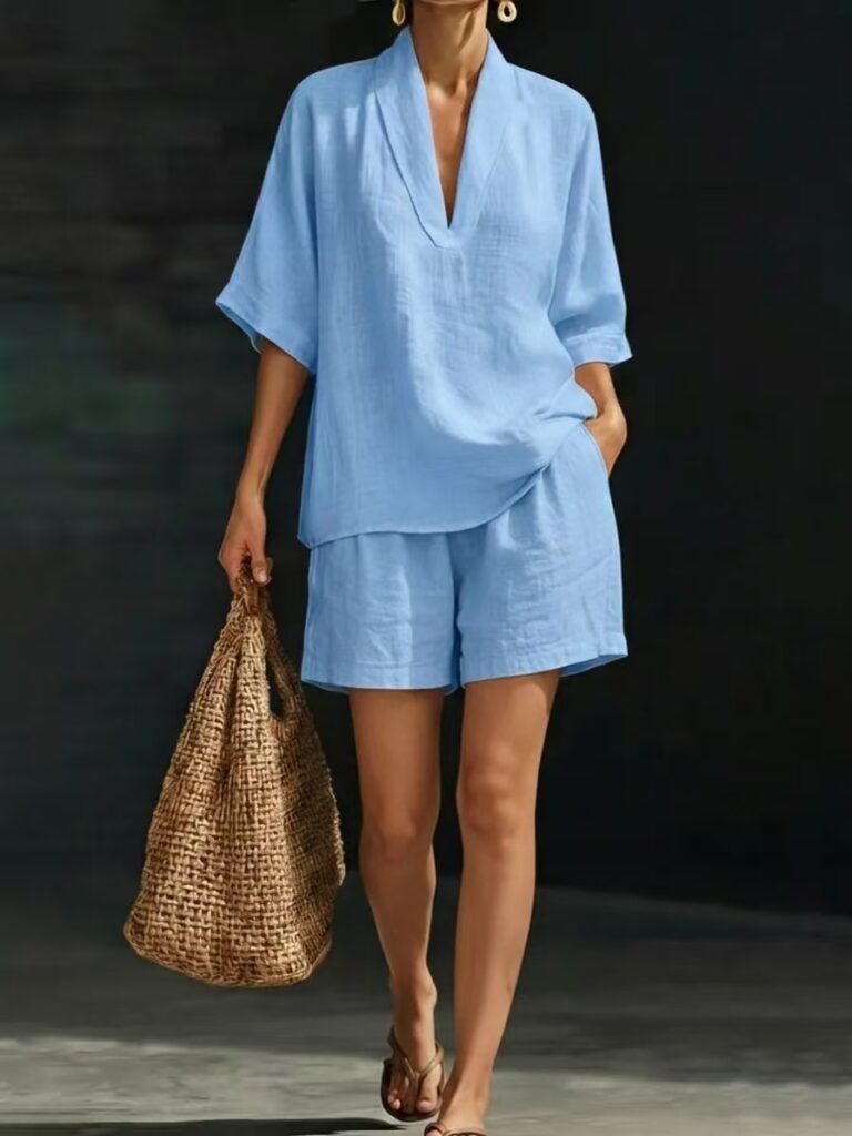 Summer Casual Loose Two-piece Set Fashionable Beach Wear