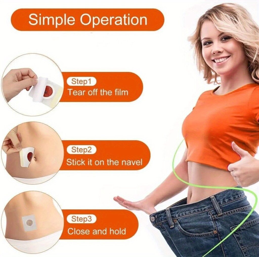 Navel Belly Button Patch Slimming Patch Abdomen Magnetic Detox Sticker