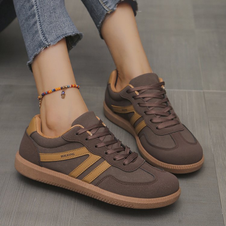 European And American-style Retro Color-Block Sneakers - Image 17