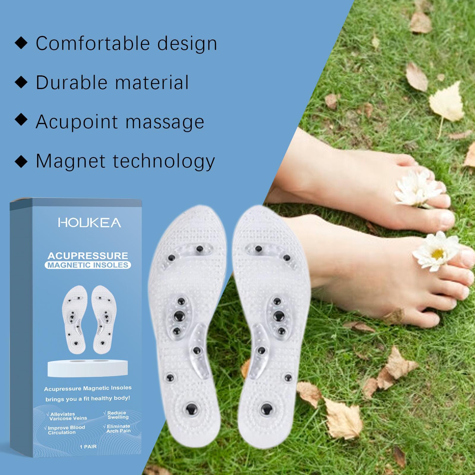 Plantar Pressure Insoles, Durable And Breathable, Foot Care Massage, Relieve Discomfort - Image 3