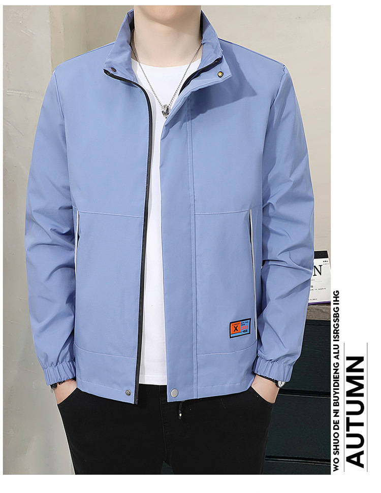 Casual Jacket With Stand Collar Autumn Style For Men - Image 7