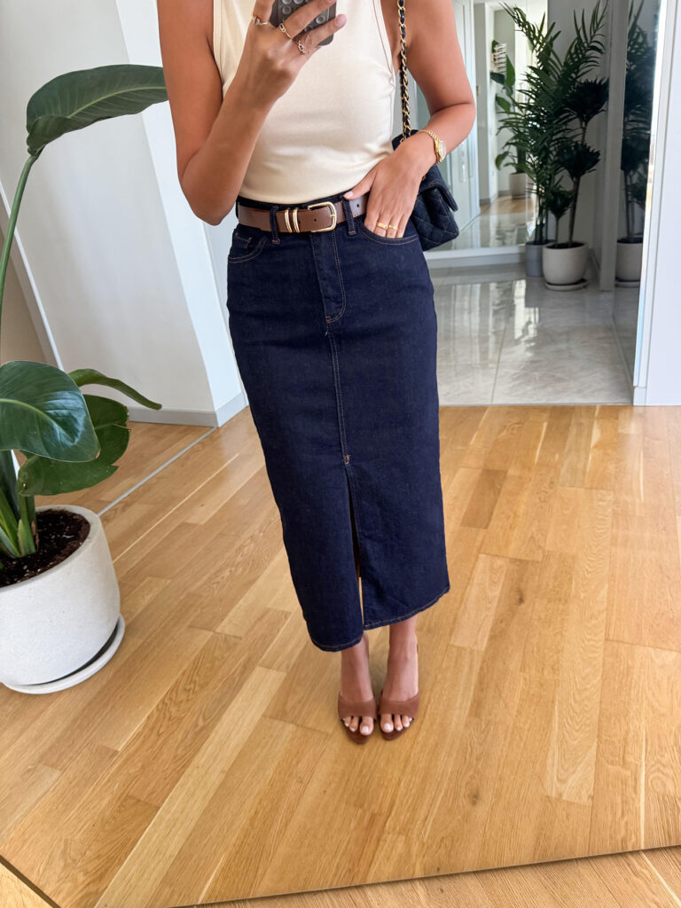 European And American Women's Fashion Casual Denim Skirt