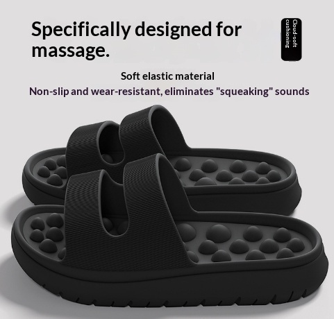 Women's Thick-Soled, Cushy Massage Slippers - Image 30