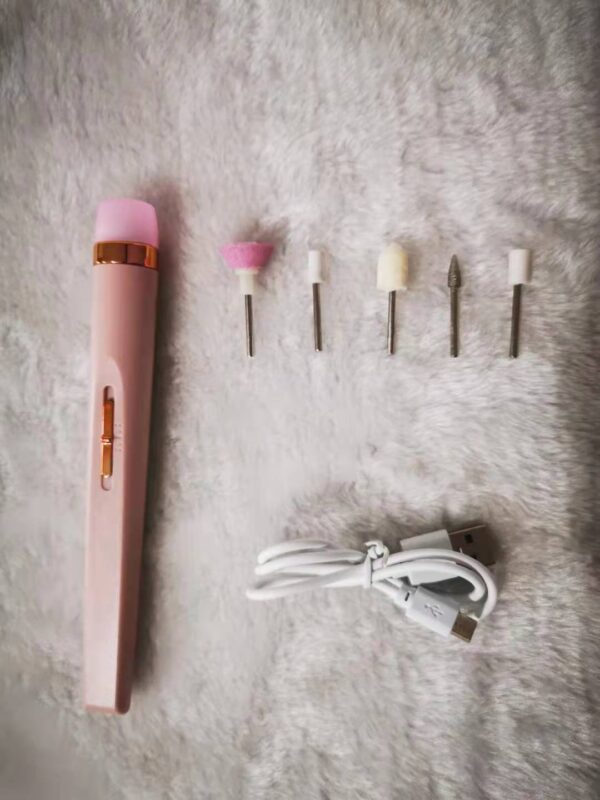 5in1 Manicure Machine Set Electric Nail Drill Polisher Cordless USB Rechargeable With LED Cutters Mill For Manicure Pedicure Accessor - Image 21